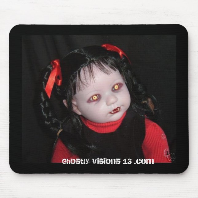Mousepad Boneca espectral do horror das visões 13 o Dia das (Frente)