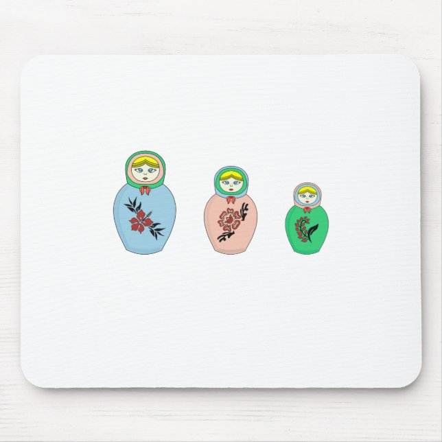 Mousepad Boneca Matryoshka (Frente)