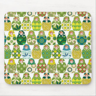 Mousepad boneca russa verde