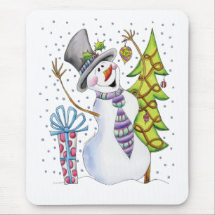 Mousepad Boneco de neve