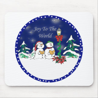 Mousepad boneco de neve caroling
