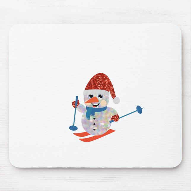 Mousepad boneco de neve de natal (Frente)