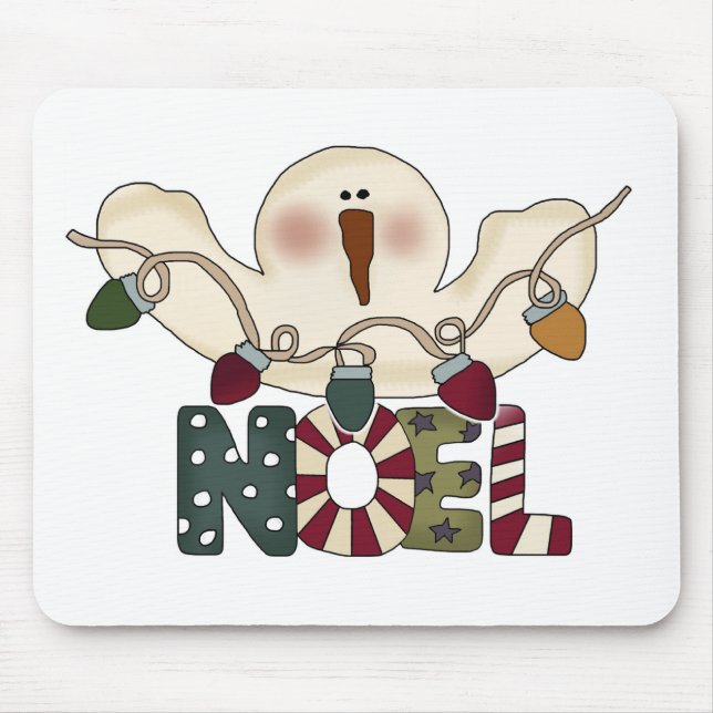 Mousepad Boneco de neve Noel (Frente)