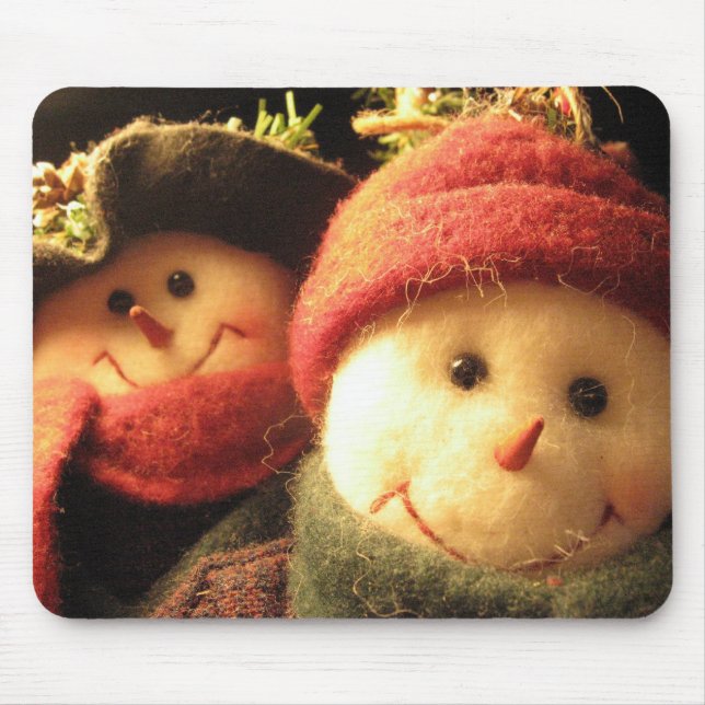 Mousepad Bonecos de neve (Frente)