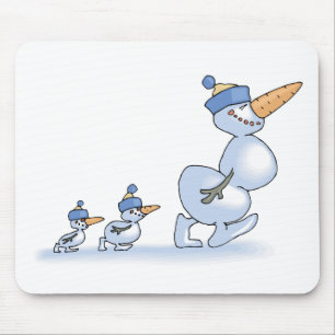 Mousepad Bonecos de neve do pato