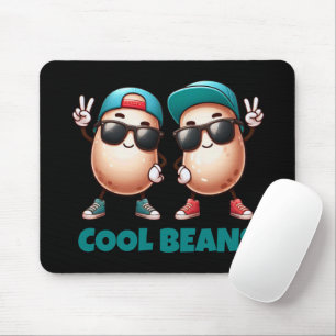 Mousepad Bonés e tênis Legal engraçados do Visto Beans
