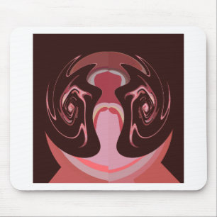 Mousepad Bonita Maroon Motif Impressão