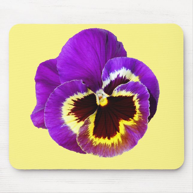 Mousepad Bonita pansinha roxa (Frente)
