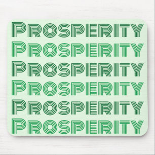 Mousepad Bonita Prosperidade, Inspiração Verde