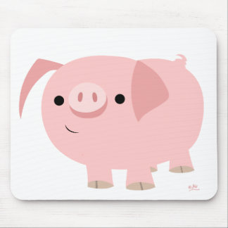 Mousepad bonito do porco