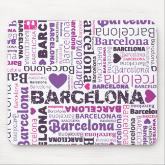 Mousepad bonito do souvernir de Barcelona da