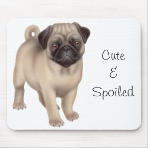 Mousepad bonito & estragado do Pug