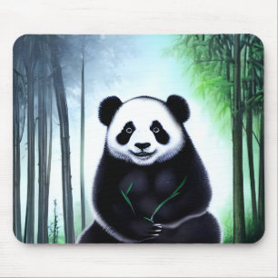 Mousepad Bonito, Fofinho Pequeno Urso de Panda