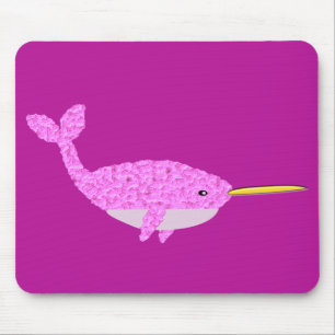 Mousepad Bonito Menina Rosa Narral