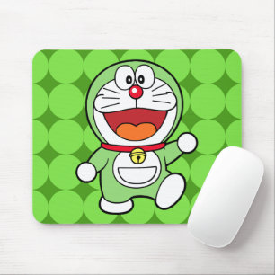 Mousepad Bonito Mini Doraemon Anime Verde