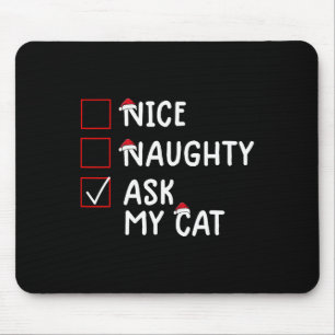 Mousepad Bonito Natal Bastante Bastante De Gato