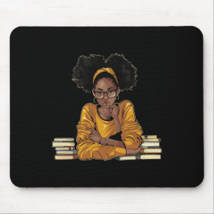 Mousepad Bonito negro e educado negro-americano