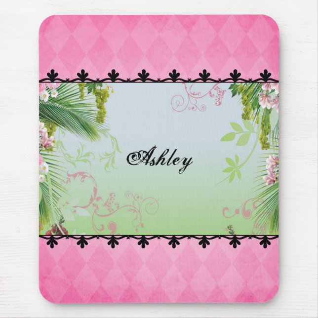 Mousepad Bonito no rosa (Frente)