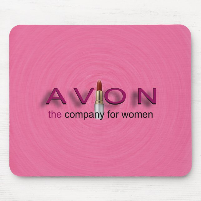 Mousepad Bonito no tapete do rato cor-de-rosa de AVON (Frente)