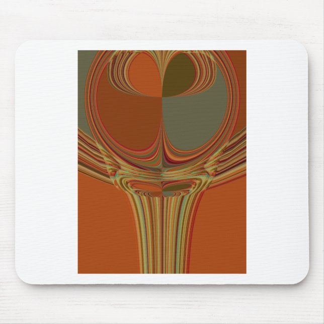 Mousepad Bonito Ouro Tradicional Africano Brown Motif (Frente)