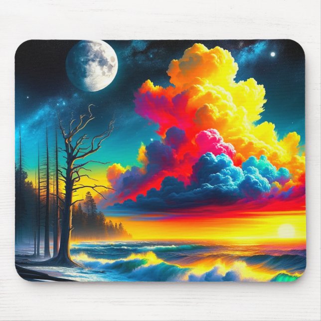 Mousepad Bonito paisagem (Frente)