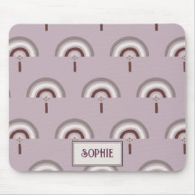 Bonito personalizado Boho Rainbow Pink