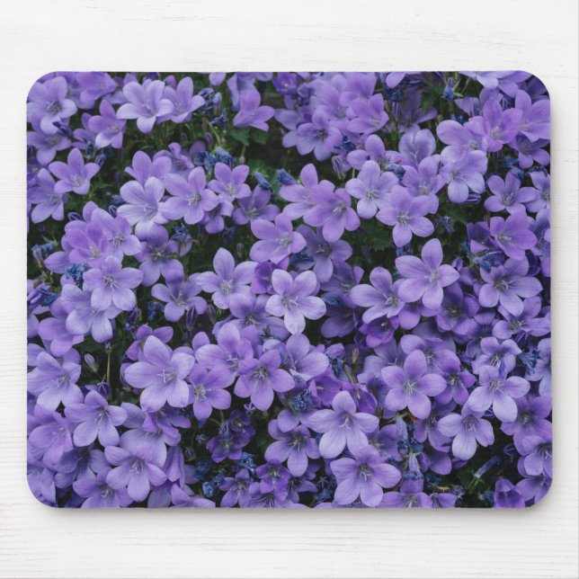 Mousepad Bonito rato de Flores Roxas (Frente)