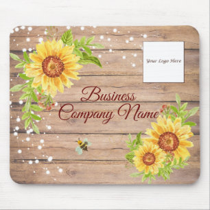 Mousepad Bonito Russo Amarelo Sunflower Custom Business Mou