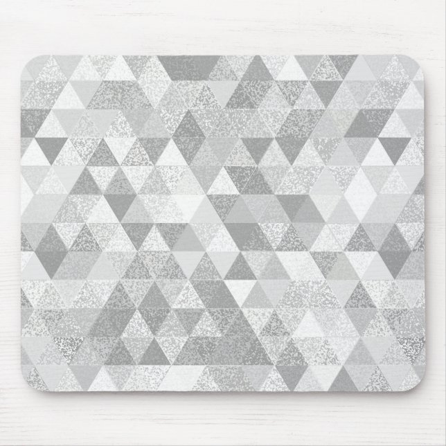 Mousepad Bonito Triângulo padrão II + suas ideias (Frente)