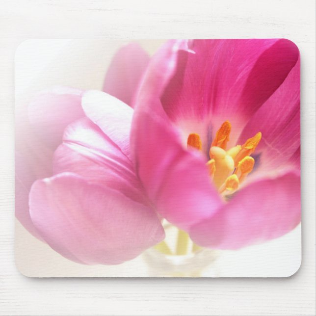 Mousepad Bonito Tulipas Rosa (Frente)