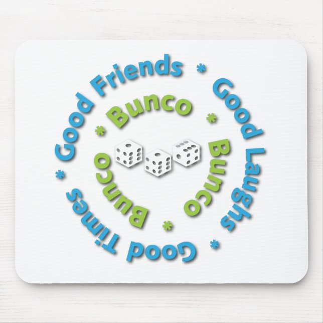 Mousepad bons amigos do bunco (Frente)