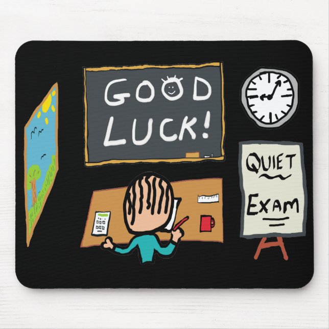 Mousepad Bons exames de sorte (Frente)