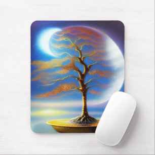 Mousepad bonsai paisagem lunar
