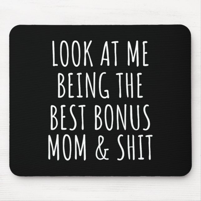 Mousepad Bonus Passo Mãe Dia de as mães De Etapas De Stepch (Frente)