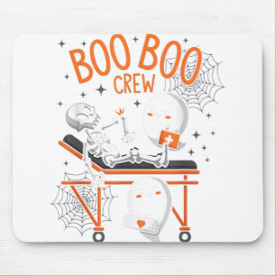 Mousepad Boo Boo Crew Ghost Dr. Paramedic Nurn Hall