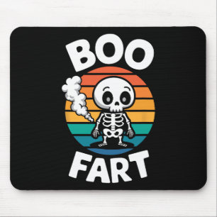Mousepad Boo Fart Engraçado Fazendo Esqueleto Para O Hallow
