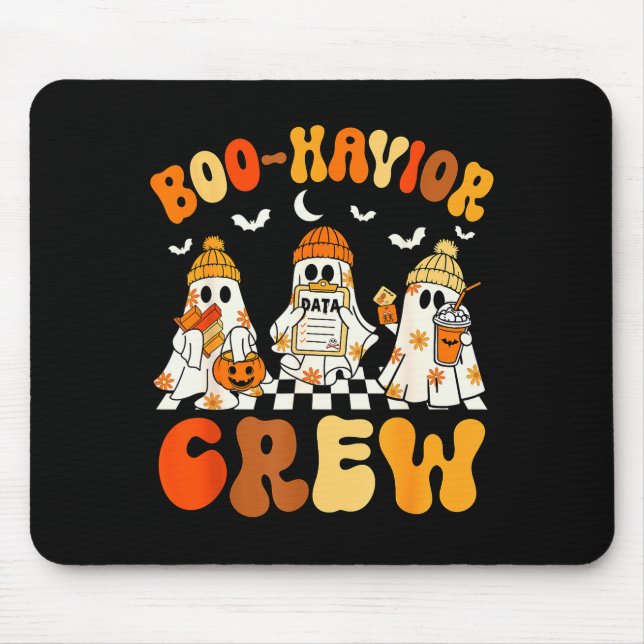 Mousepad Boo-havior Crew Behavior Yst Halloween Aba  (Frente)