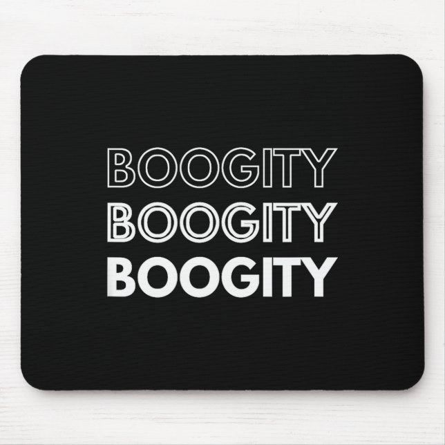 Mousepad Boogity _ Funny Words On  (Frente)