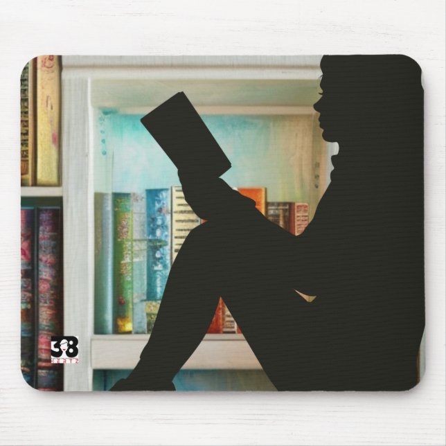Mousepad Book Lover (Frente)