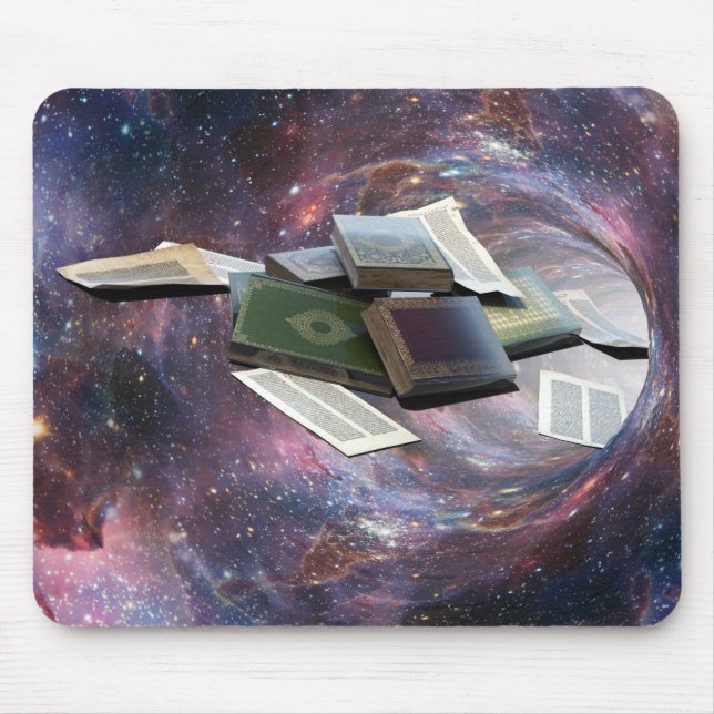 Mousepad Book Wormhole (Frente)