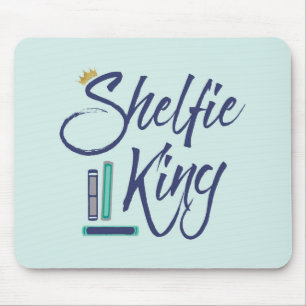 Mousepad Booklover Shelfie King