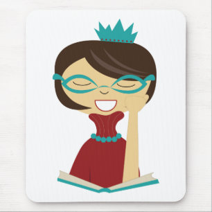 Mousepad Bookworm Princess