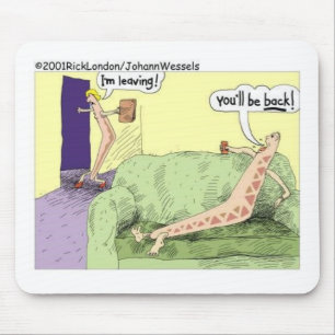 Mousepad Boomerang Relagionships Funny Cartoon Gifts & Tees