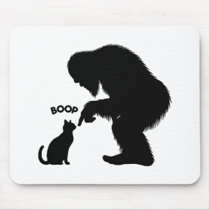 Mousepad Boop do Nariz do Gato Sasquatch Pé-Grande