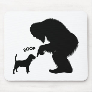 Mousepad Boop do Nariz do Sasquatch Bigfoot