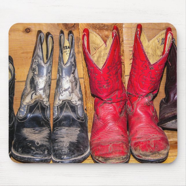 Mousepad Boots do Cowboy Vestido - Mulheres (Frente)