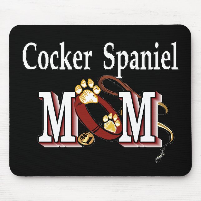 Mousepad Boqueiro Cachorro Espanhol Mães Presentes (Frente)