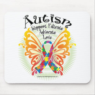 Mousepad Borboleta 3 do autismo