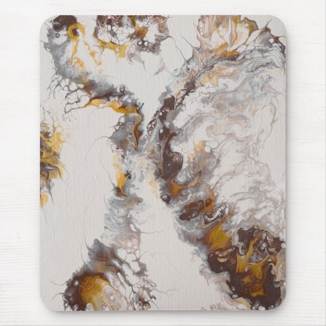 Mousepad Borboleta - acrílico abstrato (Frente)