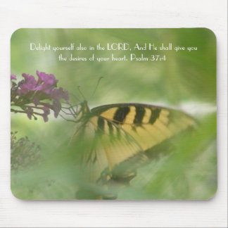 Mousepad Borboleta amarela com verso